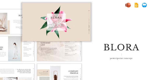 Blora Keynote Presentation Template