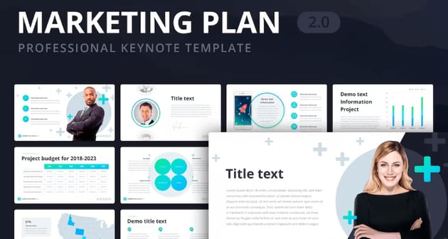 Marketing Plan 2.0 Keynote Presentation Template